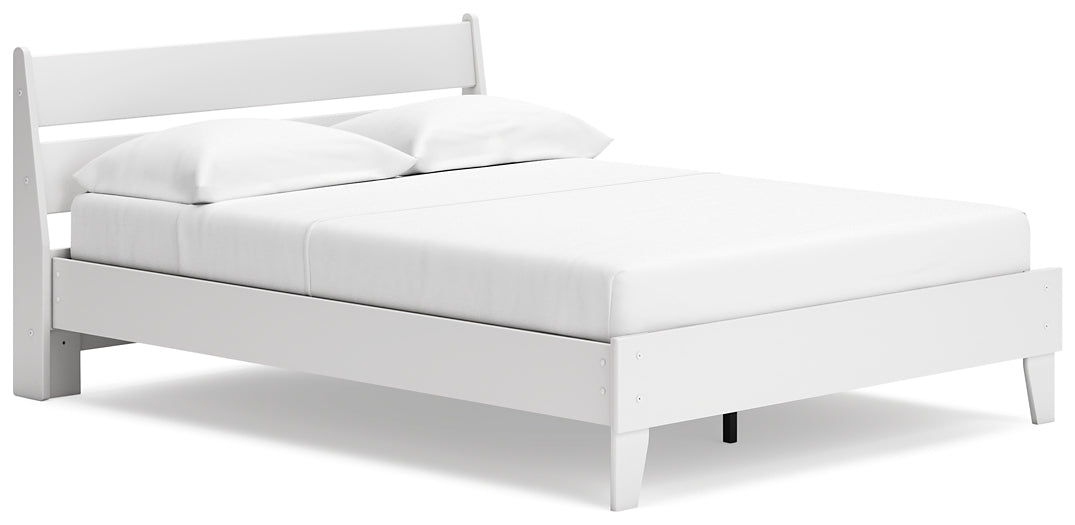 Ashley Express - Socalle Queen Panel Platform Bed with Dresser and Nightstand