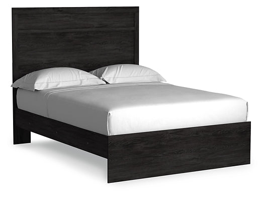 Belachime Full Panel Bed with Dresser and 2 Nightstands