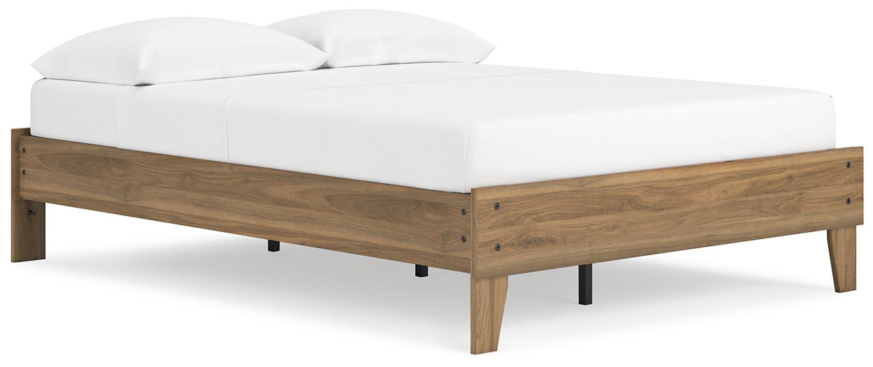 Ashley Express - Deanlow Full Platform Bed with Dresser, Chest and Nightstand