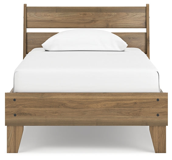 Ashley Express - Deanlow Twin Platform Panel Bed with Dresser