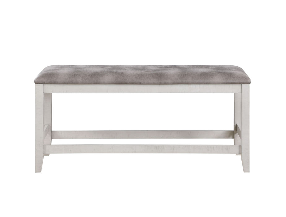 Richland - Counter Ht Bench - White