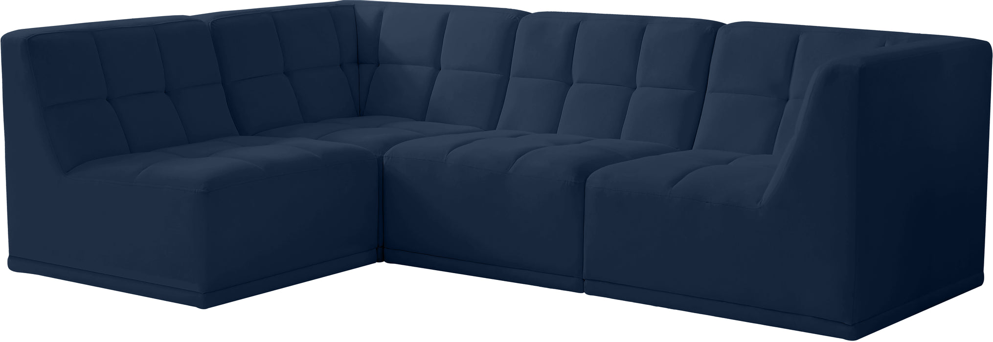 Relax - Modular Sectional 4 Piece - Navy