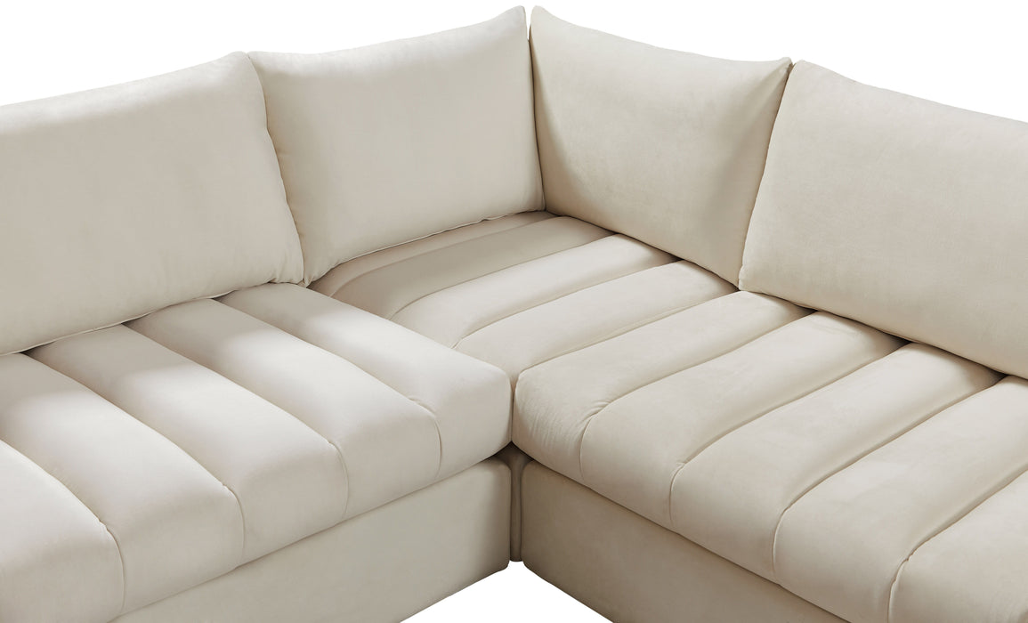 Jacob - Modular Sectional 6 Piece - Cream