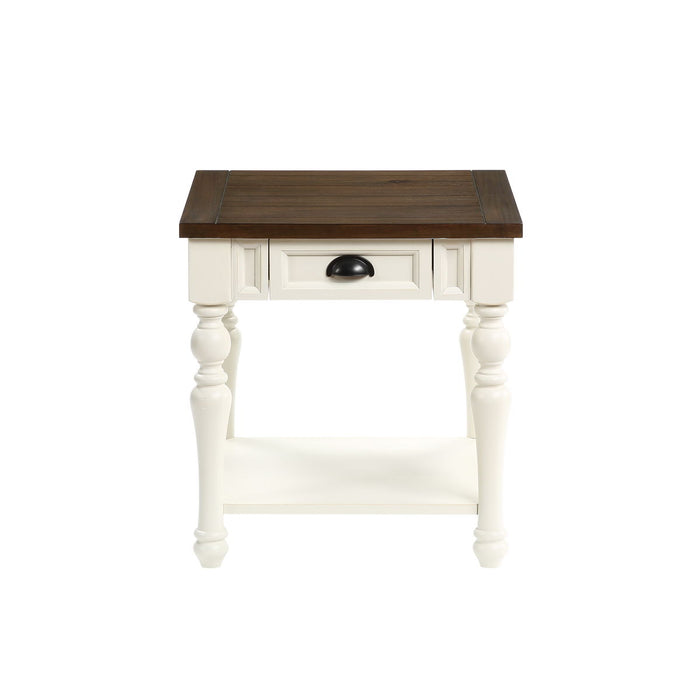 Joanna - End Table - White