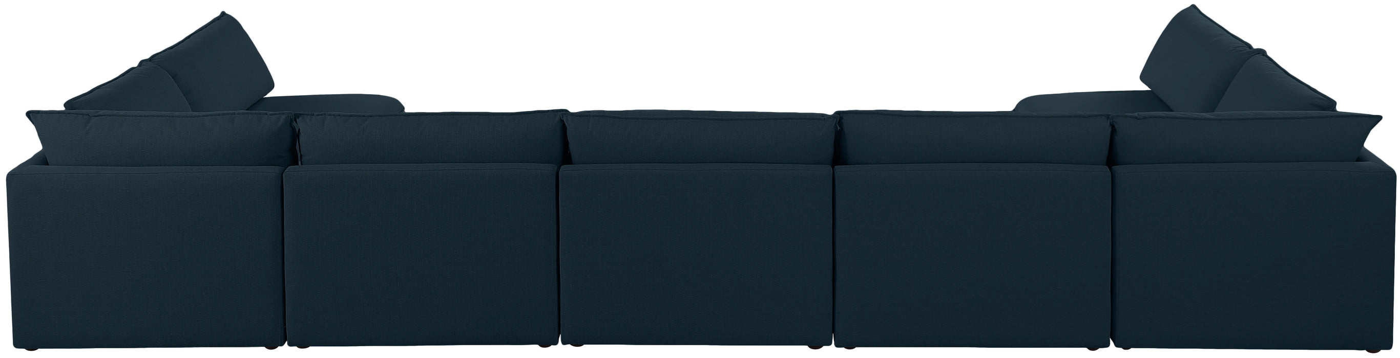 Mackenzie - Modular Sectional 7 Piece - Navy - Fabric