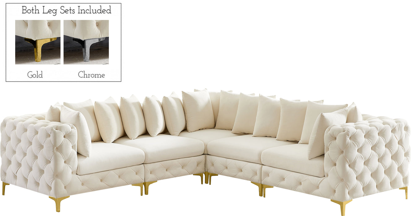 Tremblay - Modular Sectional 5 Piece - Cream