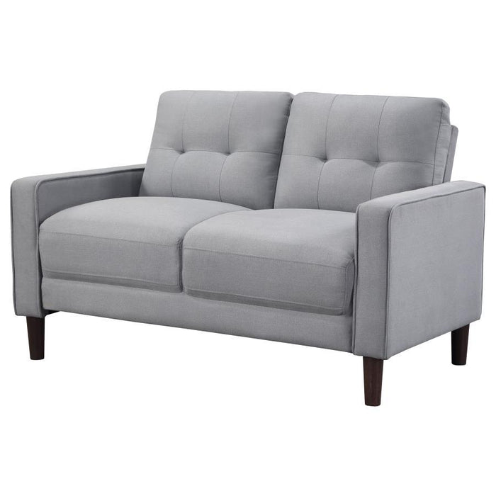 Bowen - Upholstered Track Arms Tufted Loveseat