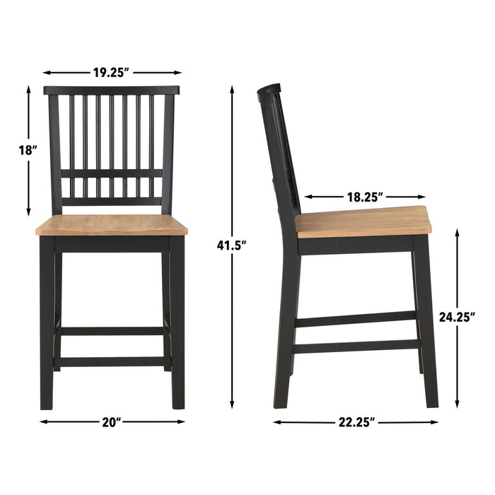 Magnolia - Counter Stool (Set of 2) - Black