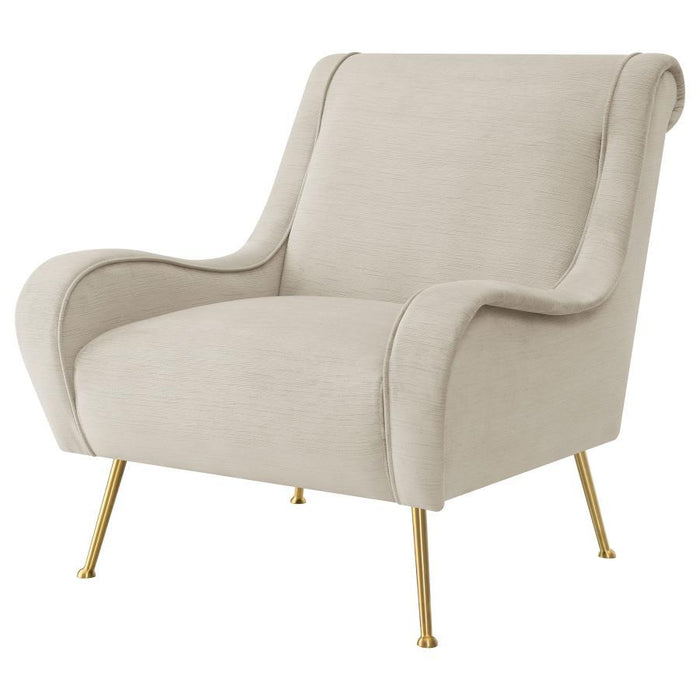 Ricci - Upholstered Saddle Arms Accent Chair