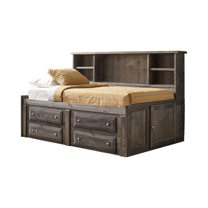 Wrangle Hill - Twin Storage Daybed - Gun Smoke