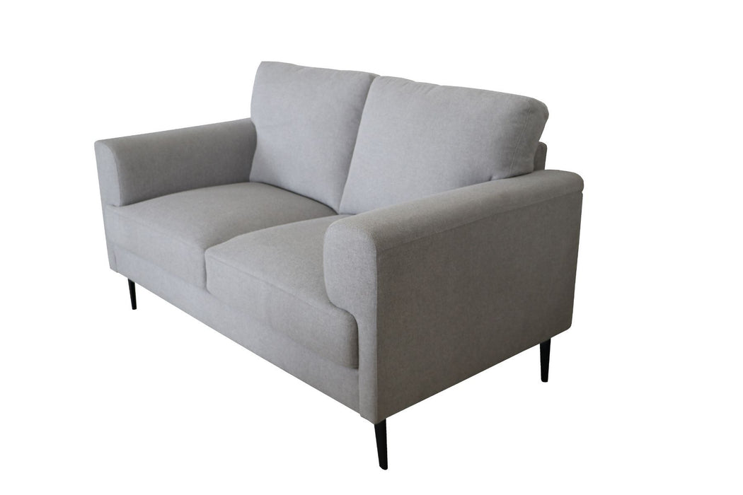 Kyrene - Loveseat - Light Gray Linen