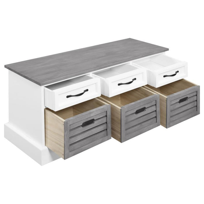 Alma - 3-drawer Storage Bench