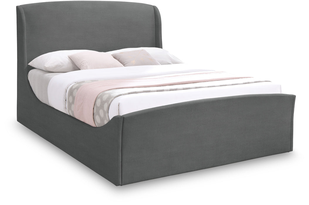 Tess - King Bed - Gray