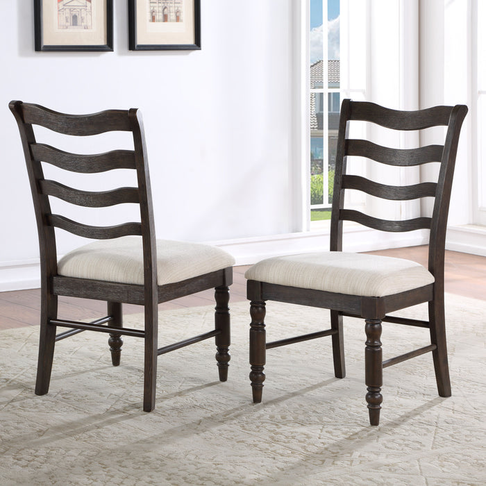 Hutchins - Side Chair (Set of 2) - Dark Brown