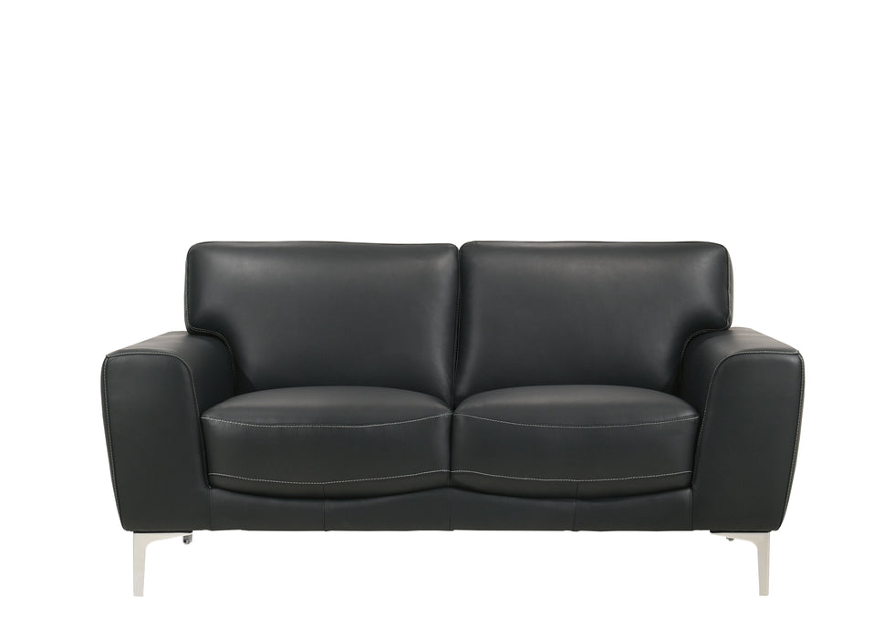 Carrara - Loveseat - Black