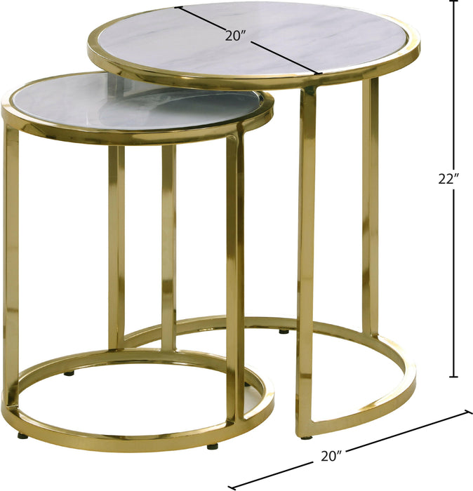 Massimo - End Table - Gold