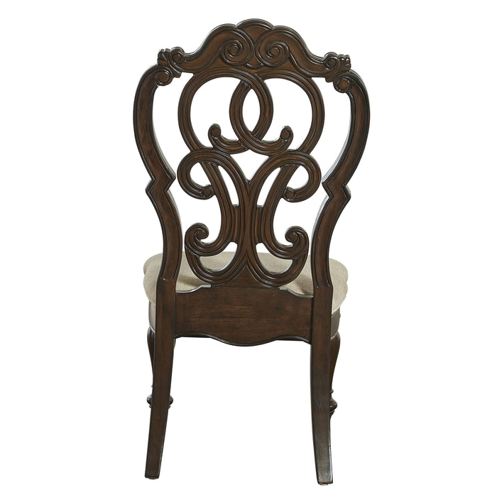 Royale - Side Chair (Set of 2) - Dark Brown