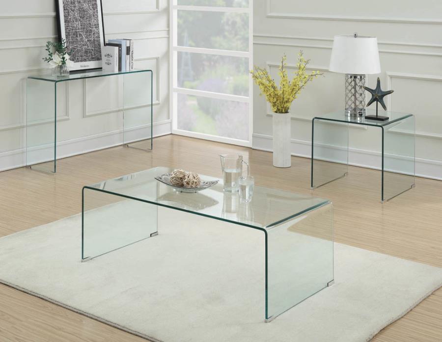 Ripley - Rectangular Coffee Table - Clear