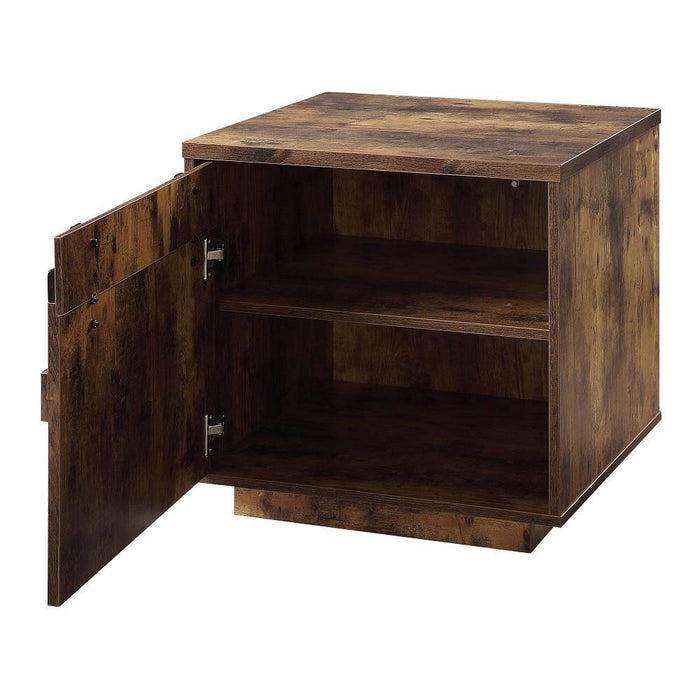 Bellarosa - End Table - Rustic Oak Finish