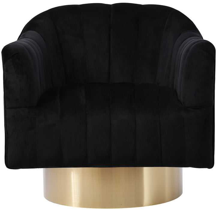 Farrah - Accent Chair with Gold Base