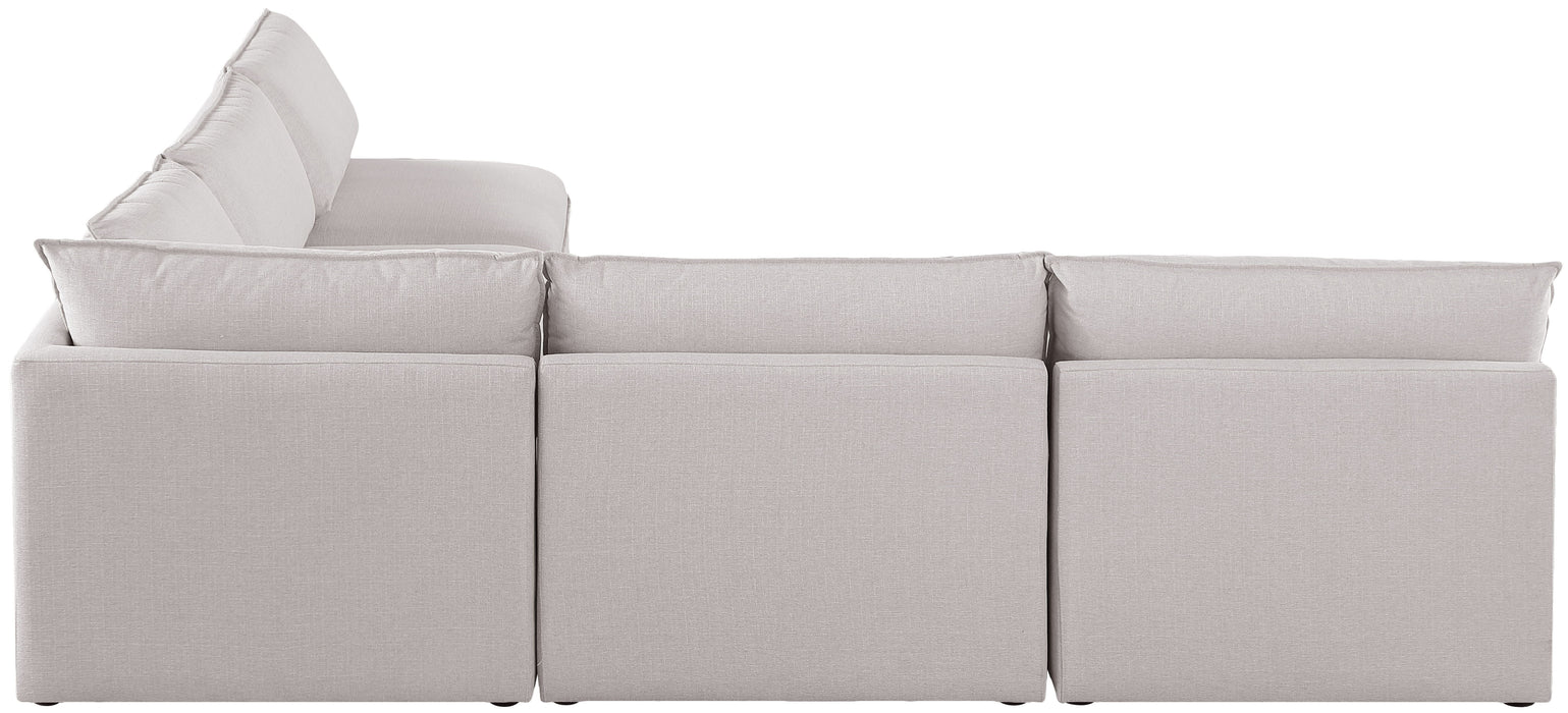 Mackenzie - Modular Sectional 5 Piece - Beige - Modern & Contemporary