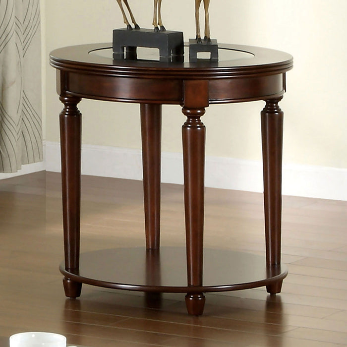 Granvia - End Table - Dark Cherry