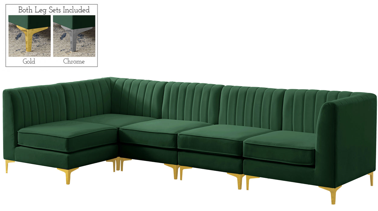 Alina - Modular Sectional - Green