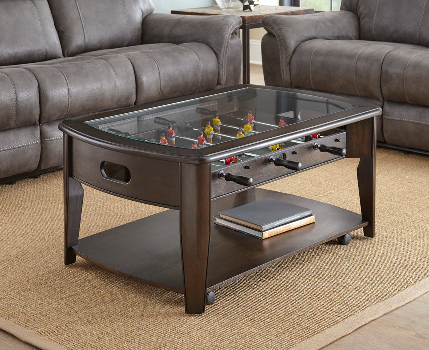 Diletta - Foosball Cocktail Table - Brown