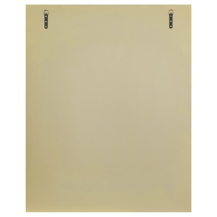 Calixte - Rectangular Wall Mirror - Champagne And Gray