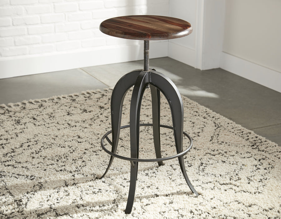 Sparrow - Round Setup Stool - Dark Brown