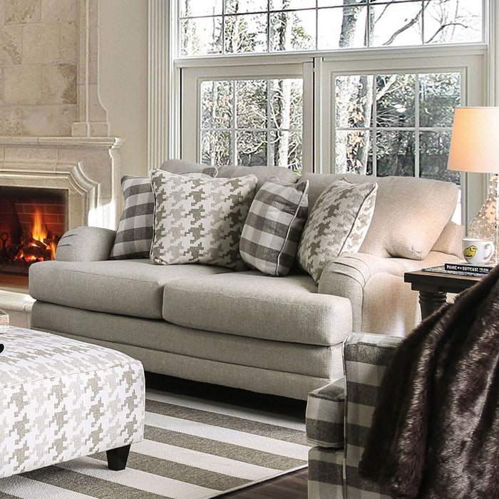 Christine - Loveseat - Light Gray