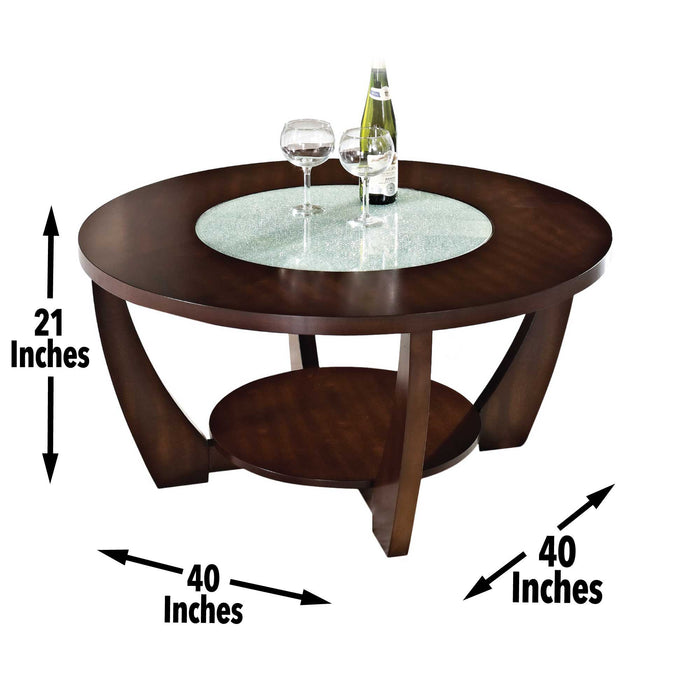 Rafael - Cocktail Table With Casters - Brown