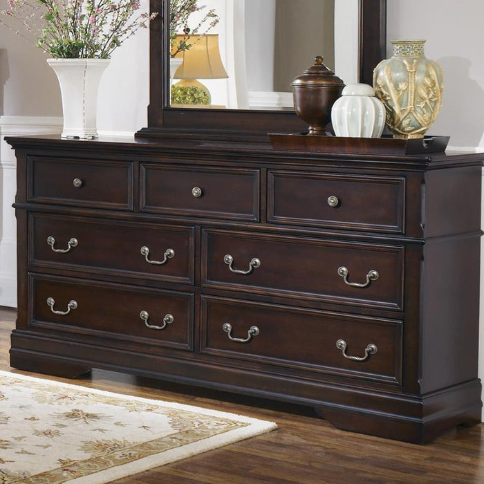 Cambridge - 7-Drawer Rectangular Dresser - Cappuccino