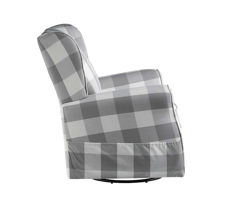 Patli - Swivel Chair - Gray Fabric