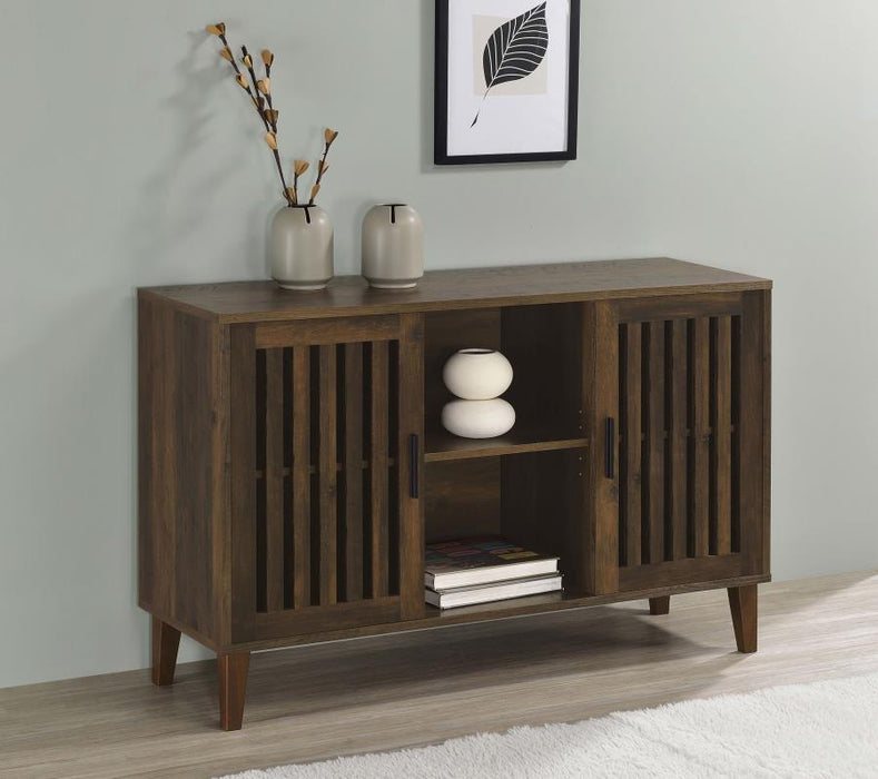 Torin - 2-Door Engineered Wood Accent Cabinet - Dark Pine