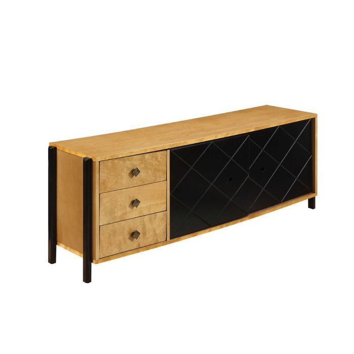 Honna - TV Stand - Natural & Black