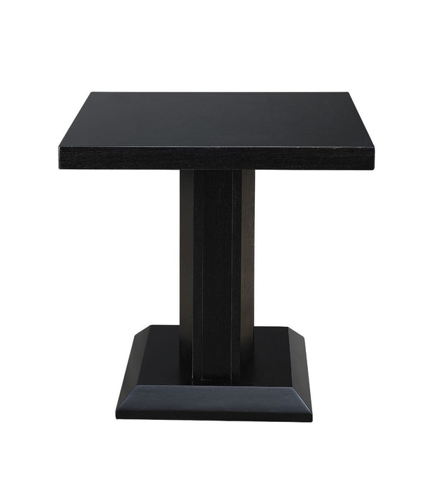 Bernice - End Table - Black & Led