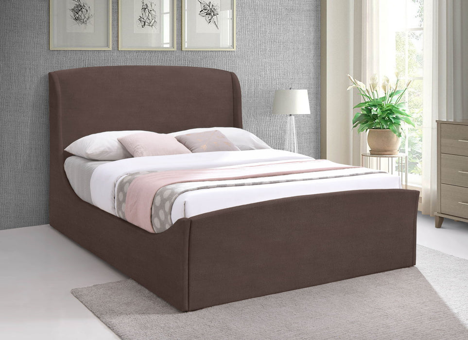 Tess - King Bed - Brown