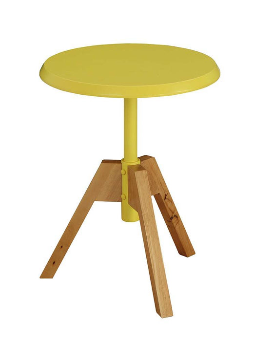 Lumina - End Table - Yellow & Natural