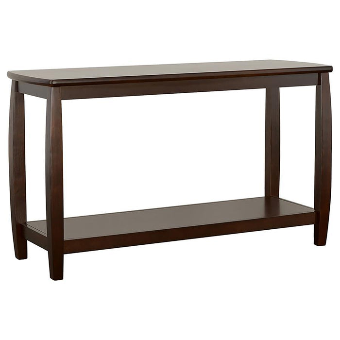 Dixon - Wood Entryway Console Table with Shelf - Espresso