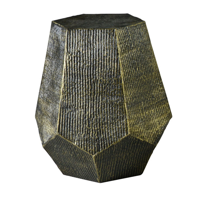 Donato - Hexagon End Table - Gold