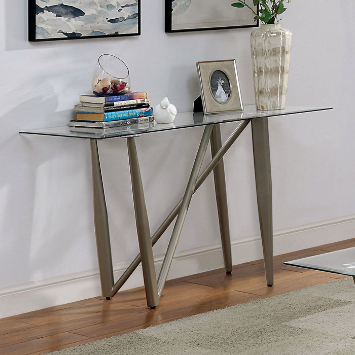 Wettingen - End Table - Pearl Silver