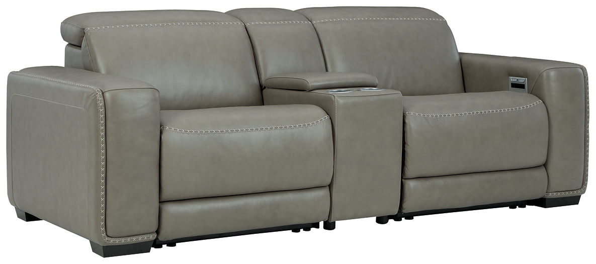 Correze 3-Piece Power Reclining Sectional Loveseat