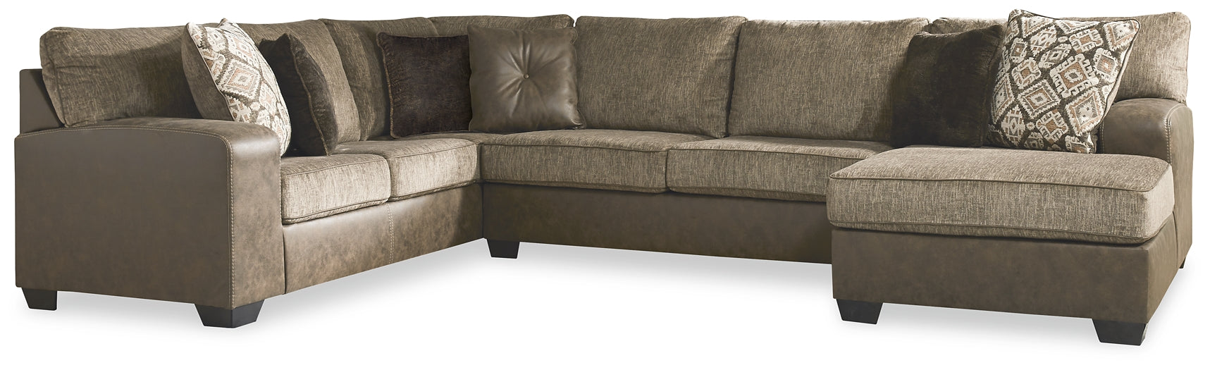 Abalone 3-Piece Sectional with Chaise