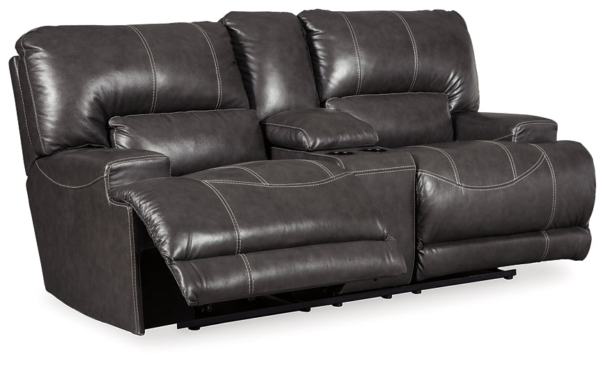 McCaskill DBL REC PWR Loveseat w/Console